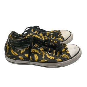 Converse All Star Low Top Andy Warhol Chuck Taylor Banana Women’s 9 Men's 7